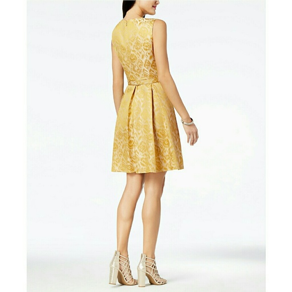 Nine West Belted Jacquard Dress NWT **PRICE FIRM** - Picture 2 of 3